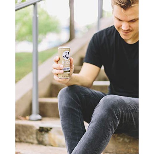 Boss Coffee By Suntory - Japanese Flash Brew Coffee With Milk, 8