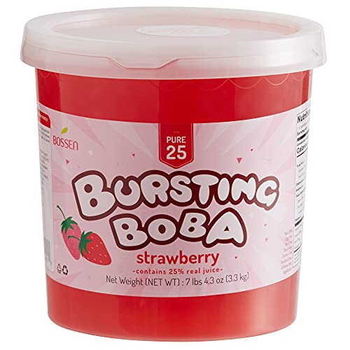 Bursting Popping Boba 7.26Lbs Strawberry