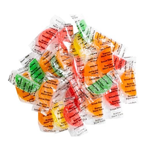 Boston Fruit Slice Individually Wrapped Sugar Free Gummy Candy 2...