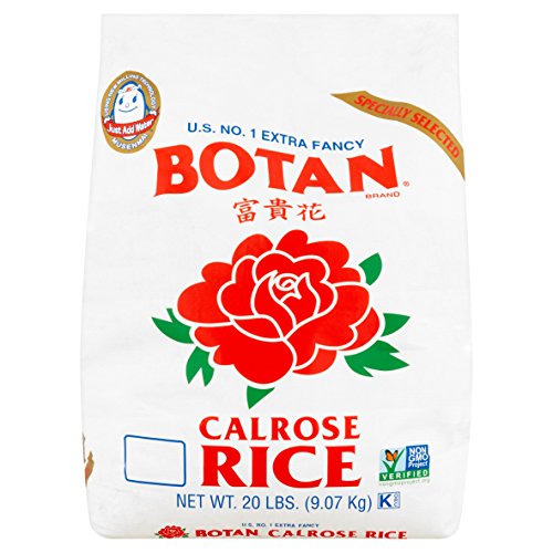 Botan Calrose Rice, 20 Lb U.S. No. 1 Extra Fancy