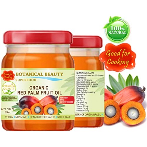 Organic Red Palm Fruit Oil Brazilian. 100% Pure / Refined / Undi