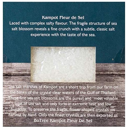 Botree Farms Kampot Fleur De Sel, Organic Sea Salt, 5.2 Ounces