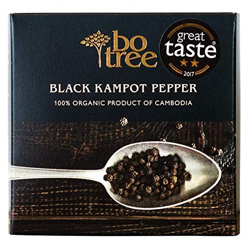 Botree Farms Organic Kampot Pepper, Black Peppercorns, 3.2 Ounce