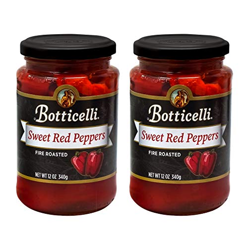 Botticelli 12Oz Fire Roasted Red Peppers Pack Of 2 - Ready-To-