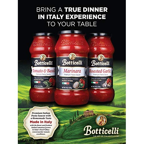 Botticelli Pasta Sauce Pack Of 3 - Tomato &Amp; Basil, Roasted Gar