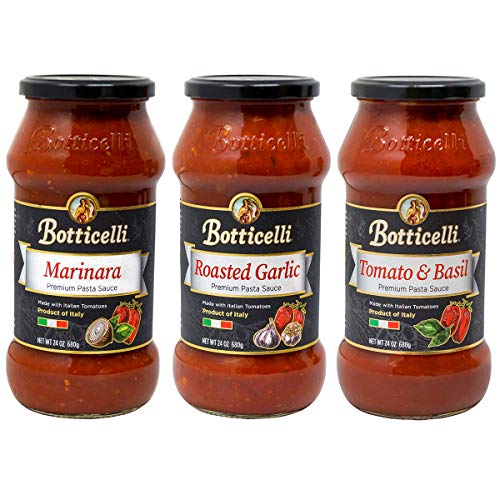 Botticelli Pasta Sauce Pack Of 3 - Tomato &Amp; Basil, Roasted Gar