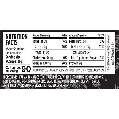 Botticelli Premium Tomato Pasta Sauce With Porcini Mushroom And