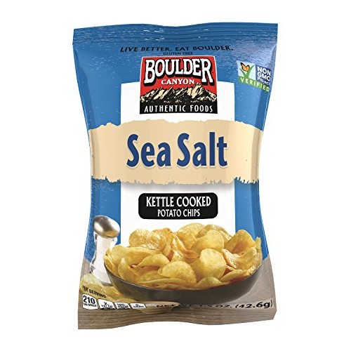 Boulder Canyon Kettle Cooked Potato Chip Variety Pack 24 Indivi