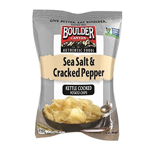 Boulder Canyon Kettle Cooked Potato Chip Variety Pack 24 Indivi