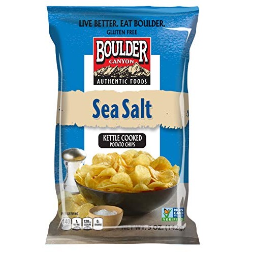 Boulder Canyon Totally Natural Kettle Cooked Potato Chips Gluten