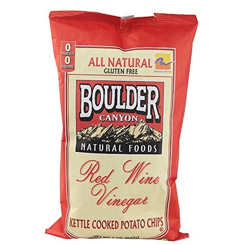 Boulder Canyon All Natural Gluten Free Kettle Chips Red Wine Vin