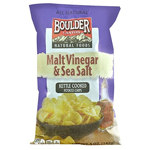 Boulder Canyon All Natural Kettle Cooked Potato Chips Malt Vineg
