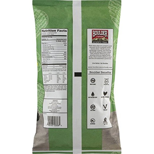 Boulder Canyon Authentic Foods Avocado Oil Kettle Cooked Potato