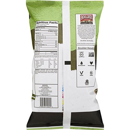 Boulder Canyon Authentic Foods Olive Oil Kettle Cooked Potato Ch