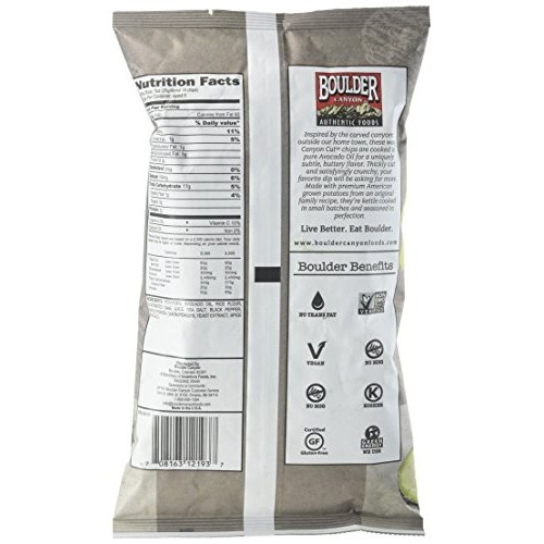 Boulder Canyon Avocado Oil Canyon Cut Kettle Cooked Potato Chips