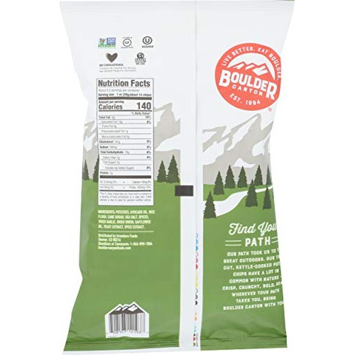 Boulder Canyon Avocado Oil Cut Sea Salt &Amp; Cracked Pepper Potato