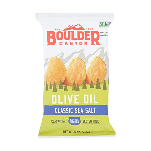 Boulder Canyon Chips Kettle Olive Oil Natural, 5 Oz