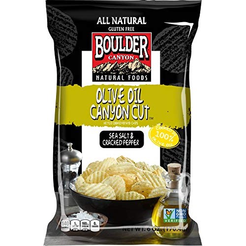 Boulder Canyon Kettle Cooked Potato Chips, Cooked In 100% Olive