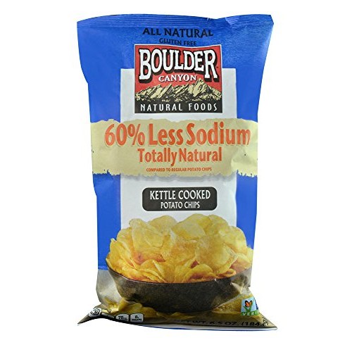 Boulder Canyon Natural Foods Kettle Cooked Potato Chips -- 6.5 Oz