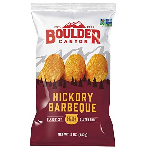 Boulder Chips Hickory Bbq Potato Chips, 5 Ounce - 12 Per Case.