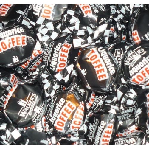 Walkers Liquorice Toffees 1 Kilo Bag