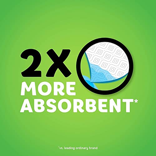 Bounty Quick-Size Paper Towels, White, 16 Family Rolls = 40 Regu