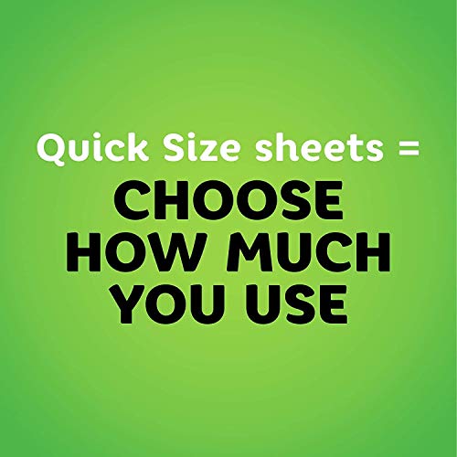 Bounty Quick-Size Paper Towels, White, 16 Family Rolls = 40 Regu