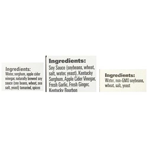 Bundle Of 3 - Bourbon Barrel Sauces - Bluegrass Soy Sauce, Aged