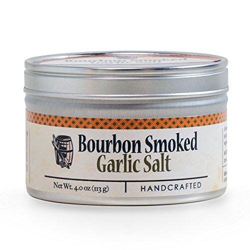 Garlic Salt - Handcrafted Bourbon Smoked Salt Blended With Garli
