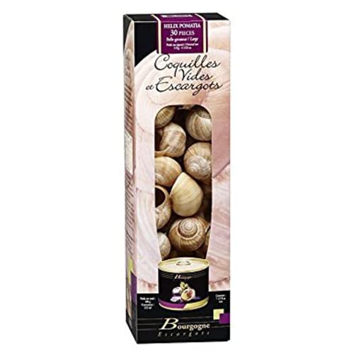 French Bourgogne Snails With Shells, 24 Snails With 24 Shells