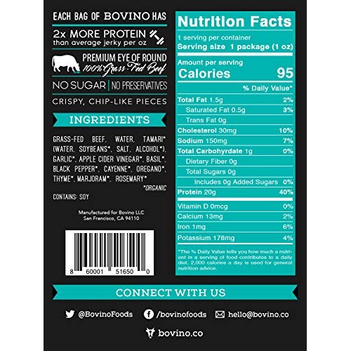 Crispy Grass-Fed Beef Jerky