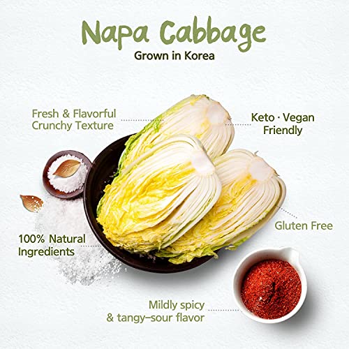 Bowné Vegan Kimchi – Korean Pickled Sauerkraut With Spicy Season