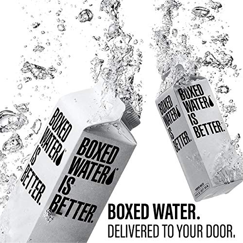 Boxed Water Cucumber Flavored Water, 16.9 oz 12 Pack –Purified...