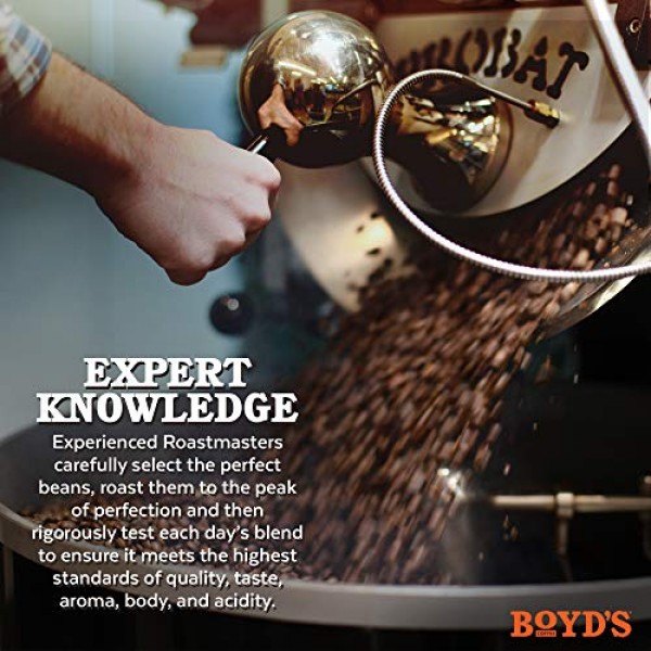 Boyds Coffee Ground Coffee, Original Roast, Medium Roast, 12-Ou...