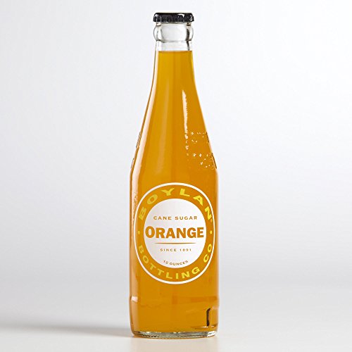 Boylan Soda, Orange, 12 Fl Oz 24 Glass Bottles