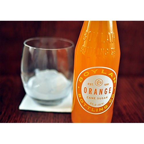 Boylan Soda, Orange, 12 Fl Oz 24 Glass Bottles
