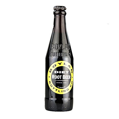 Boylan Diet Root Beer Soda 12 Oz. 24 Bottles
