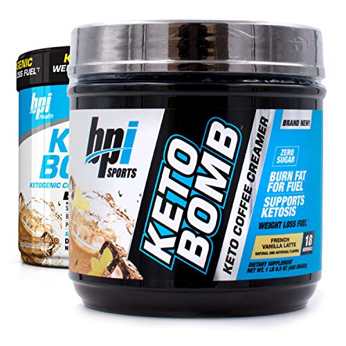 Bpi Sports Keto Bomb Creamer Caramel Macchiato And French Vanill