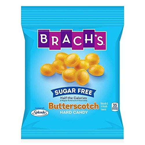 Brachs Sugar Free Butterscotch Hard Candy Pack Of 4 3.5 Oz Bags