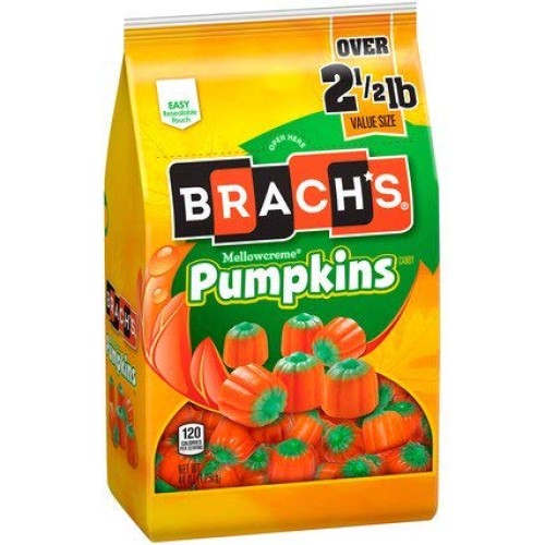Brachs Mellowcreme Pumpkins 44Oz Resealable Bag
