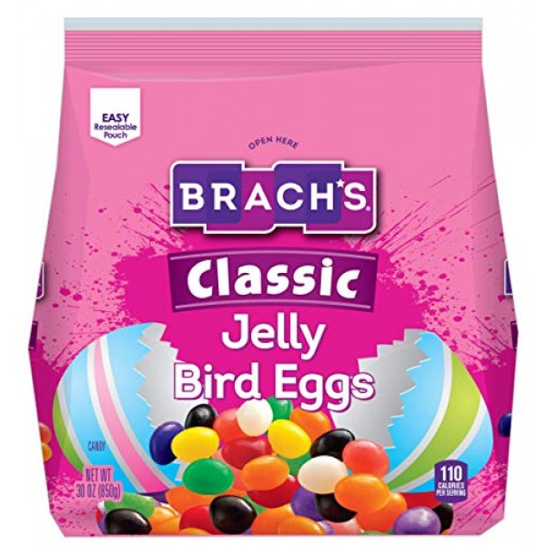 Brachs Classic Jelly Bird Eggs, 30 Ounce, Multicolor