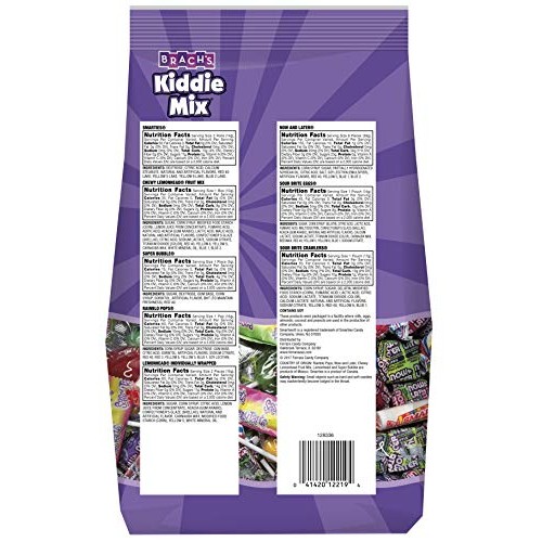 Brachs Kiddie Mix Variety Pack Individually Wrapped Candies, 48 Oz