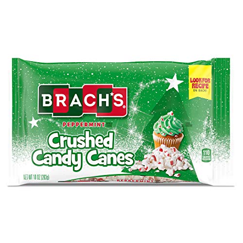 Brachs Peppermint Crushed Candy Canes, 10 Ounce Bag