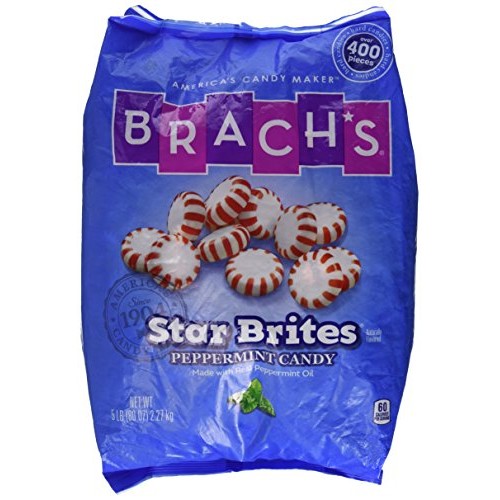 Brachs Star Brites Peppermint Candy, 5 Pound