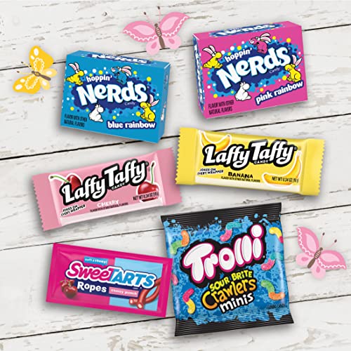 SweeTARTS, Trolli, Laffy Taffy & Nerds Easter Candy Mix, Individ...