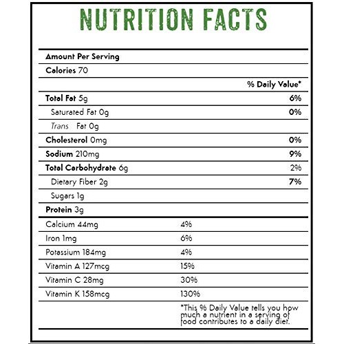 Brads Plant Based Organic Original Crunchy Kale 2 Oz Bag - Sing