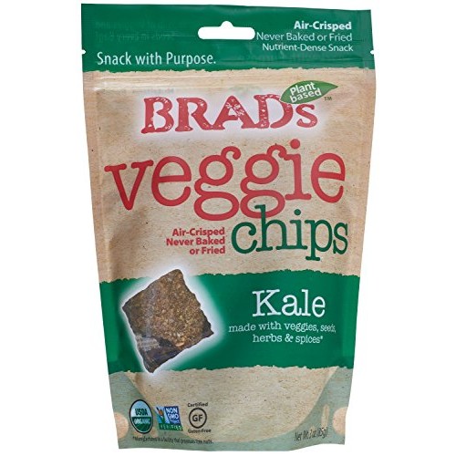 Brads Plant Based, USDA Organic, Gluten Free, Veggie Chips, Kal...