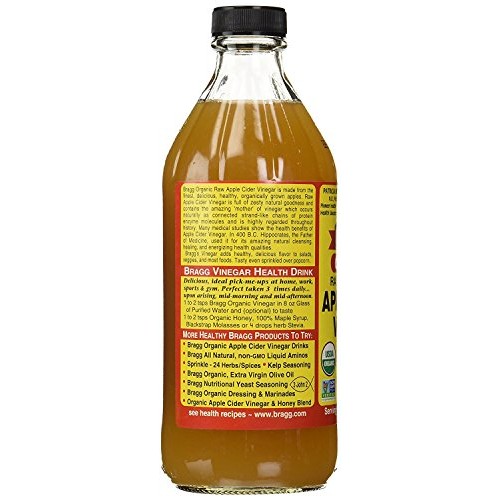Bragg Apple Cider Vinegar Usda Organic - Plastic Bottle 16 Ounces