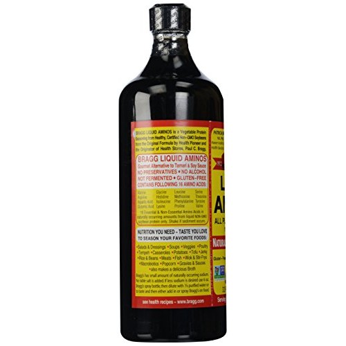 Bragg Liquid Aminos All Purpose Seasoning Soy Sauce Alternative, Bragg Liquid Aminos All Purpose Seasoning Soy Sauce Alternative,