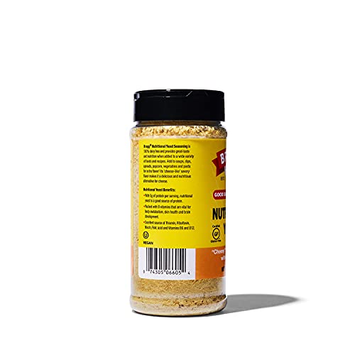 Bragg Nutritional Yeast Seasoning – Vegan, Gluten Free Cheese Fl